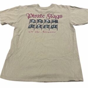 Pirate Flags Vintage Short Sleeve Tee